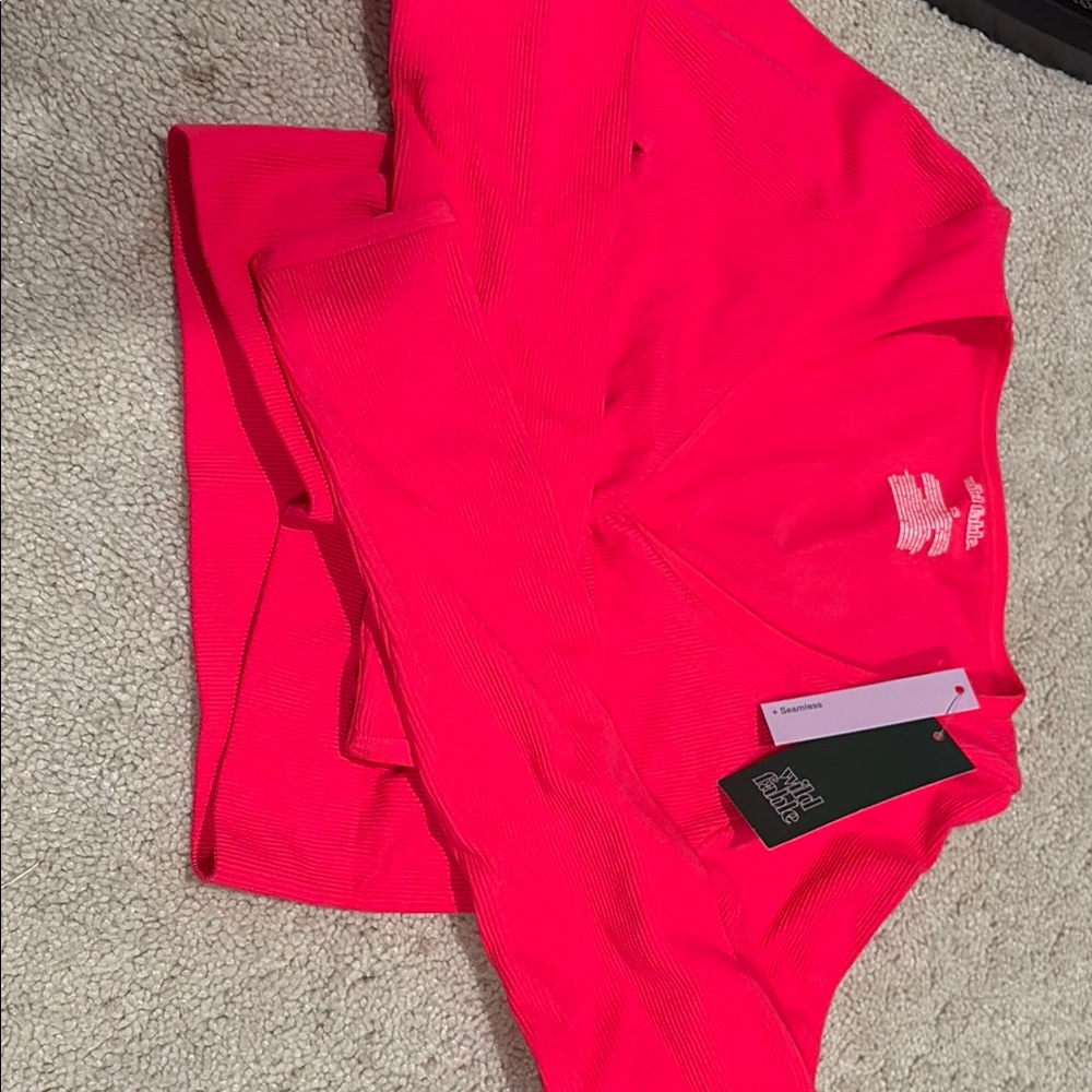 Wild Fable Bright Pink Top
